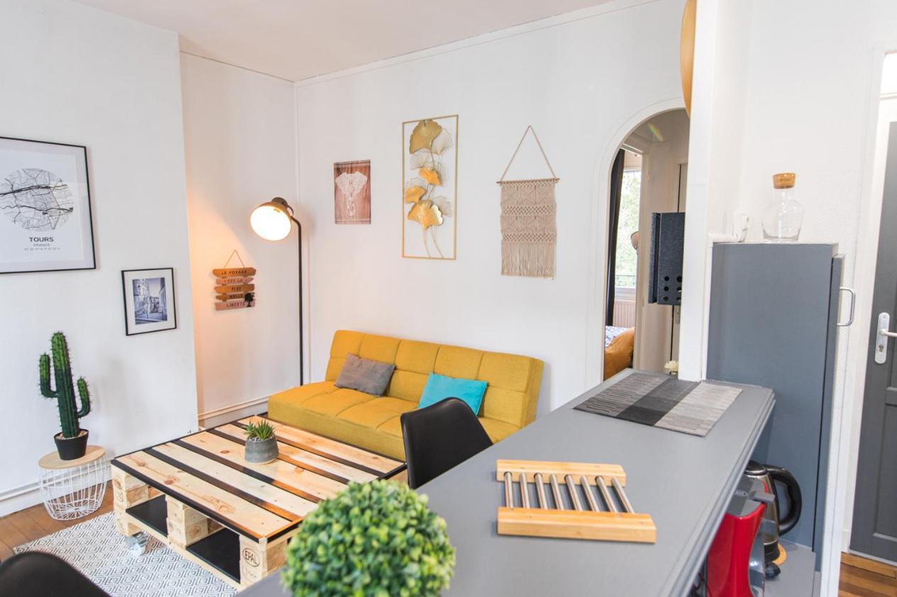 Appartement T2 Au Calme Cosy - Quartier Prebendes 图尔 外观 照片