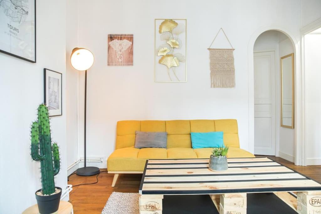 Appartement T2 Au Calme Cosy - Quartier Prebendes 图尔 外观 照片